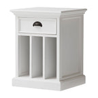 24" Solid Wood and Wood Nightstand