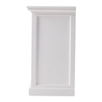 Classic White Large Nightstand With Shelves