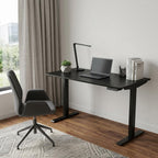 60" Adjustable Black Stainless Steel Standing Desk