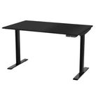 48" Adjustable Black Stainless Steel Computer Desk