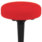 Red and Black Adjustable Height Swivel Office Chair