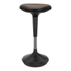 Black Adjustable Height Swivel Office Chair