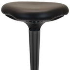 Black Adjustable Height Swivel Office Chair