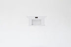 Classic White Two Hook Hanging Coat Rack