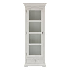 75" White Solid Wood Pantry Or Storage Closet