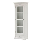 75" White Solid Wood Pantry Or Storage Closet