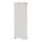 75" White Solid Wood Pantry Or Storage Closet