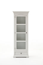 75" White Solid Wood Pantry Or Storage Closet