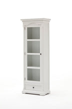 75" White Solid Wood Pantry Or Storage Closet