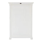 Classic White Two Level Storage Cabinet