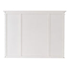 71" White Dining Hutch With Twelve Shelves And Three Drawers