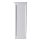 52" White Two Drawer Storage Cabinet With Baskets