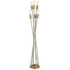 60" Six Light Torchiere Floor Lamp