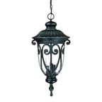 Naples 3-Light Matte Black Hanging Light