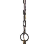 Brown Crystal Dimmable Ceiling Light With Brown Shades