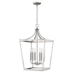 Silver Metal Six Light Dimmable Ceiling Light