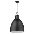 Black Metal Dimmable Ceiling Light With Black Shades