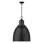 Black Metal Dimmable Ceiling Light With Black Shades