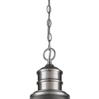 Silver Metal Dimmable Ceiling Light With Gray Shades