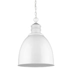 White Metal Dimmable Ceiling Light With White Shades