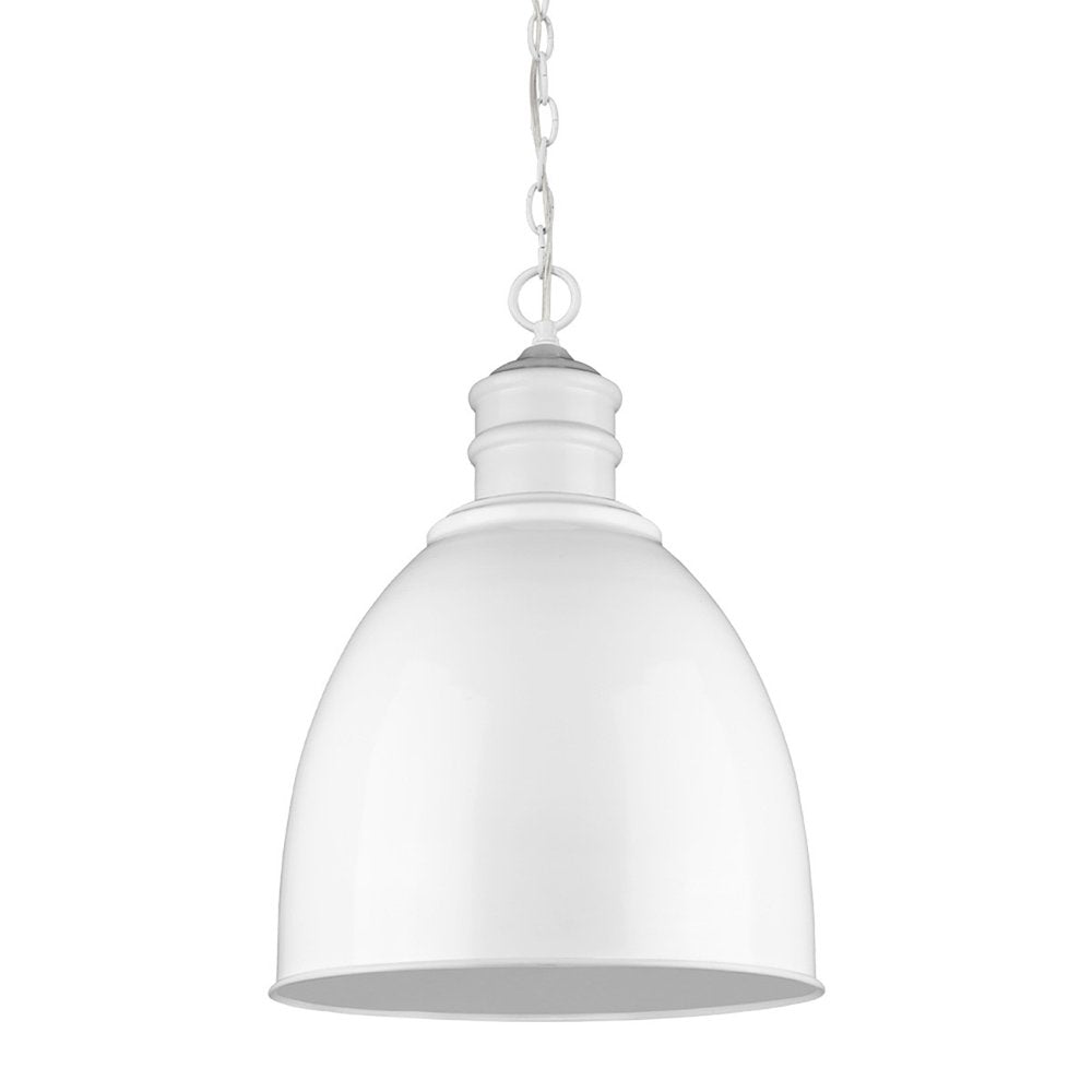 White Metal Dimmable Ceiling Light With White Shades