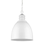 White Metal Dimmable Ceiling Light With White Shades