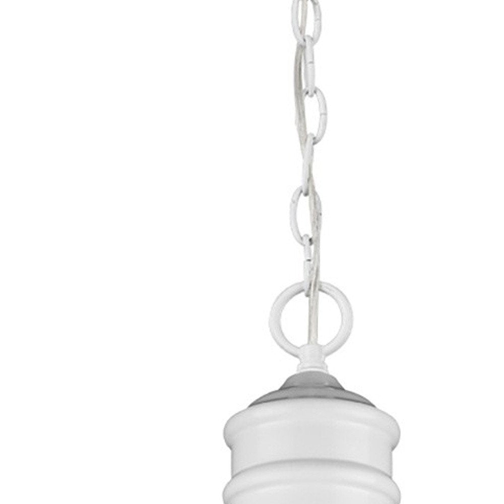 White Metal Dimmable Ceiling Light With White Shades