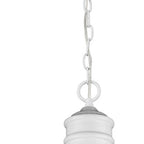 White Metal Dimmable Ceiling Light With White Shades