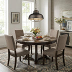 Ansen 1-Light Oil-Rubbed Bronze Pendant With Gloss White Interior Shade