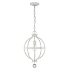 Callie 1-Light Country White Pendant