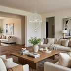 Callie 1-Light Country White Pendant