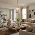 Callie 3-Light Country White Foyer Pendant