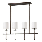 Brown Crystal Four Light Dimmable Ceiling Light