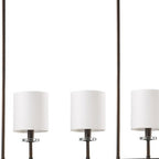 Brown Crystal Four Light Dimmable Ceiling Light