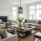 Bronze Metal Geometric Mini Pendant Hanging Light