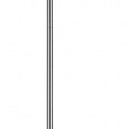 Silver Metal Five Light Dimmable Ceiling Light With White Shades
