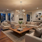 Calix 8-Light Satin Nickel Pendant