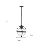 Kassian 1-Light Oil-Rubbed Bronze Pendant