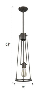 Bronze Iron Dimmable Ceiling Light