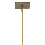 Bronze Metal Three Light Dimmable Ceiling Light With Copper Shades