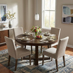 Silver Hanging Light with Frosted Glass Shade