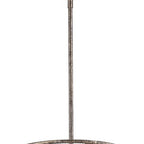 Brown Metal Four Light Dimmable Ceiling Light With Gold Shades