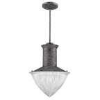 Silver Iron Dimmable Ceiling Light With White Shades