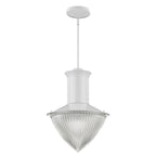 Silver Iron Dimmable Ceiling Light With White Shades