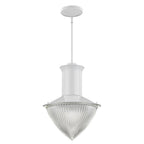 Silver Iron Dimmable Ceiling Light With White Shades