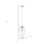 Ballina 1-Light Polished Nickel Mini-Pendant