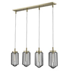 Reece 4-Light Aged Brass Island Pendant