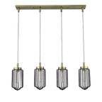 Reece 4-Light Aged Brass Island Pendant