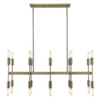Perret 20-Light Aged Brass Island Pendant