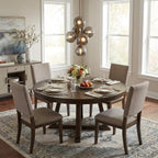 Lunette 6-Light Aged Brass Pendant